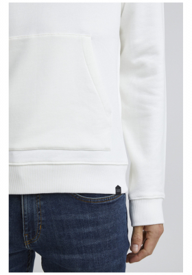 CASUAL FRIDAY Sinius 4055, Fehér Kapucnis Pulóver, NOOS