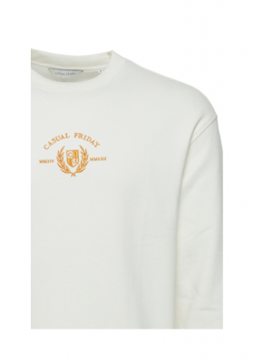 CASUAL FRIDAY Sage 4729, Fehér Környakú Pulóver