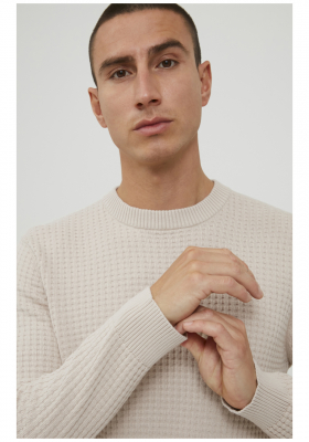 CASUAL FRIDAY Karlo 4198, Bézs Kötött Pulóver