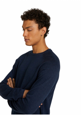 TOM TAILOR DENIM Raglan 8335, Kék Kötött Pulóver