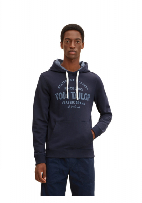 TOM TAILOR 2914 Kék Kapucnis Pulóver
