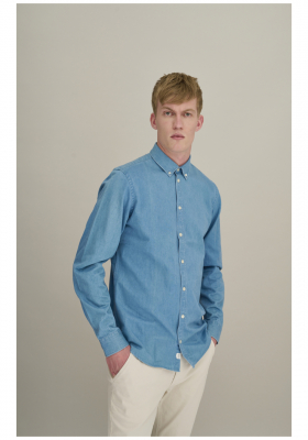 CASUAL FRIDAY Anton 4136, Világoskék Hosszú Ujjú Ing, NOOS