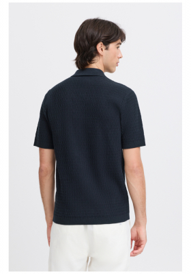 CASUAL FRIDAY Joe 5396, Sötétkék Kötött Rövid Ujjú Pulóver