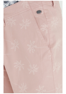 BLEND Palm Trees 2192, Rózsaszín Chino Rövidnadrág
