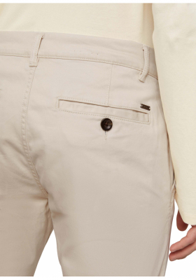 TOM TAILOR Satin Stretch 7829, Bézs Chinonadrág