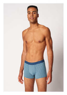SKINY Cotton Multipack 6919, Kék Kockák Boxer, Tripla Csomag 