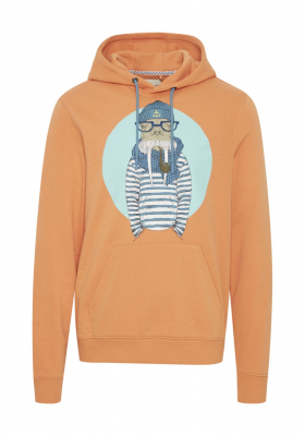 BLEND 6888, Narancssárga Kapucnis Pulóver