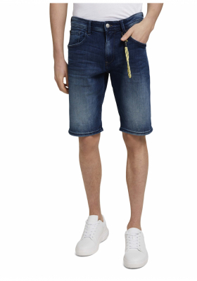 TOM TAILOR DENIM Regular Fit 4511, Kék Farmer Rövidnadrág