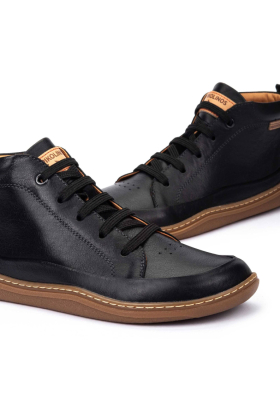 PIKOLINOS Aranjuez U9F-8055C1, Fekete Barefoot Borjúbőr Cipő