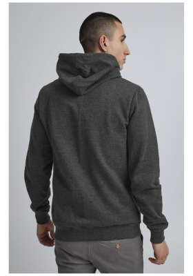 BLEND Noah 1628, Zippes-Kapucnis Pulóver, Szürke