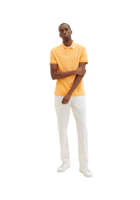 TOM TAILOR 5620, Okkersárga Rövid Ujjú Ingpóló