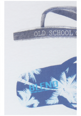 BLEND Slipper 7869, Fehér Rövid Ujjú Póló