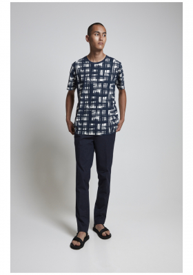 CASUAL FRIDAY Thor 3923, Kék Rövid Ujjú Póló