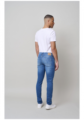 BLEND Echo Jeans Multiflex 0666, Középkék Farmernadrág, NOOS