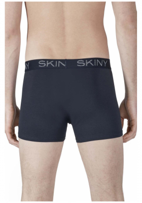 SKINY Cotton Multipack 6487, Kék Csíkos Boxernadrág Dupla Csomag NOS
