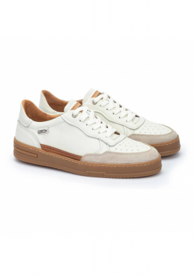 PIKOLINOS Xativa M1K-6383C1, Törtfehér Borjúbőr Sneaker Félcipő