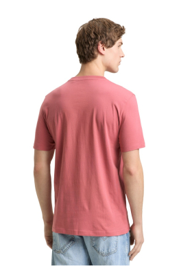 TOM TAILOR DENIM 0791, Rózsaszín Rövid Ujjú Póló