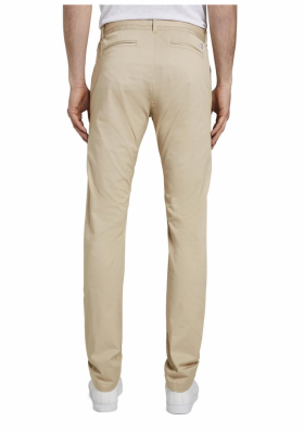 TOM TAILOR Tech Chino 7673, Bézs Chinonadrág