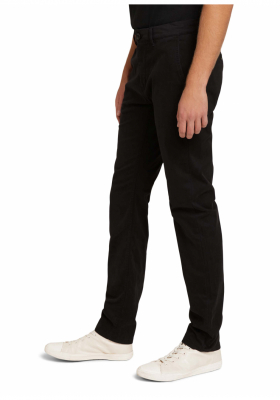 TOM TAILOR Satin Stretch 7829, Fekete Chinonadrág