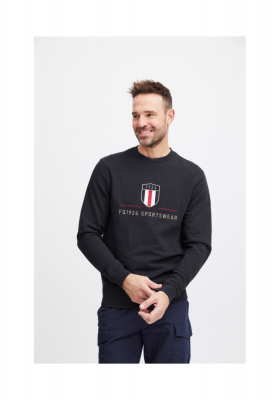 FQ1924 William 0659, Sötétkék Környakú Pulóver