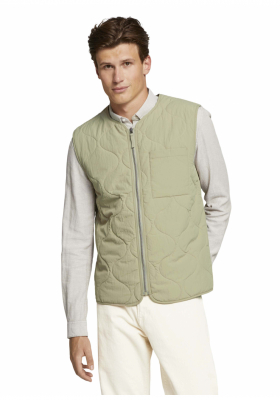 TOM TAILOR DENIM Lightweight 7667, Zöld Mellény