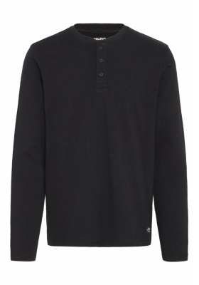 BLEND Ibrat 0029, Fekete Hosszú Ujjú Póló