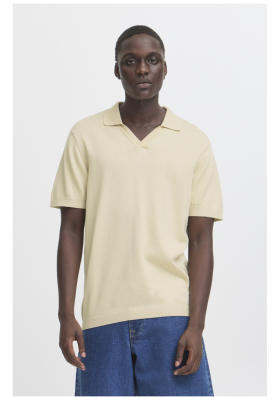 BLEND Alli 8362, Bézs Rövid Ujjú Kötött Pulóver