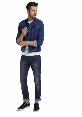 TOM TAILOR Basic T-Shirt w. Print 6155, Törtfehér Rövid Ujjú Póló