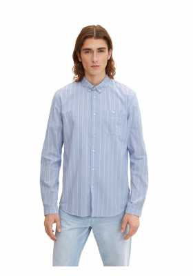 TOM TAILOR DENIM 2371, Kék Hosszú Ujjú Ing