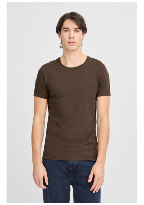 CASUAL FRIDAY David 3063, Sötétbarna Rövid Ujjú Póló