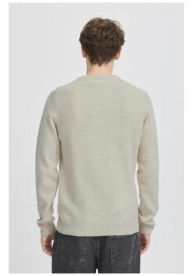 CASUAL FRIDAY Karl 3970, Világos Bézs Kötött Gyapjú Pulóver, NOOS