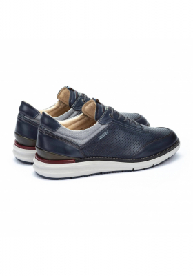 PIKOLINOS Manacor M1A-4250C1, Kék Borjúbőr Sneaker Félcipő