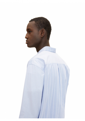 TOM TAILOR DENIM 2372, Kék Hosszú Ujjú Ing 