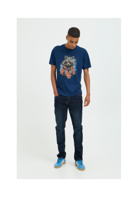 BLEND 7754, Kék Rövid Ujjú Póló