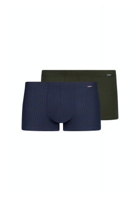 SKINY Cotton Advantage 6975, Kék/Zöld Boxer, Dupla Csomag