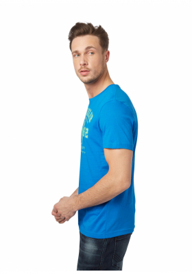 TOM TAILOR Basic 3549, Kék Rövid Ujjú Póló
