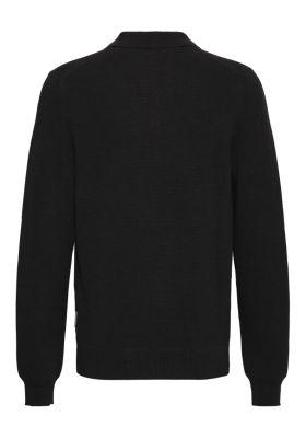 CASUAL FRIDAY Abel 6023, Fekete Kötött Pulóver