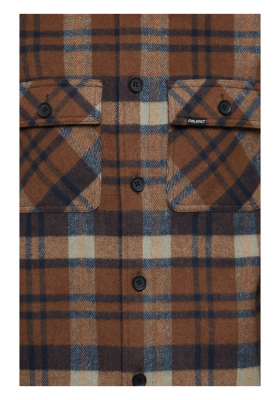 BLEND 5823, Barna Kockás Ingkabát