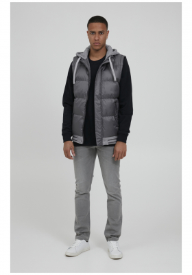 BLEND Hoody Vest 3196, Szürke Mellény