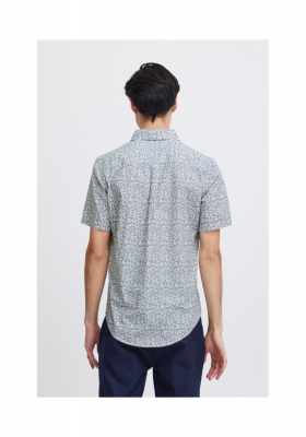 CASUAL FRIDAY Anton 5069, Kék Mintás Rövid Ujjú Ing