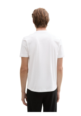 TOM TAILOR DENIM 7655, Fehér Rövid Ujjú Póló