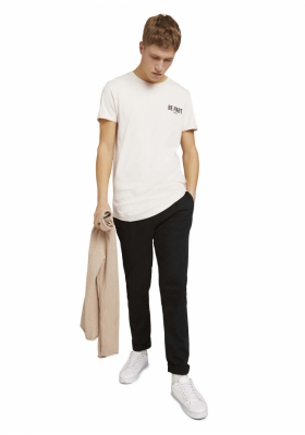 TOM TAILOR DENIM Be Part 1893, Bézs Rövid Ujjú Póló