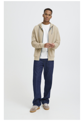 BLEND Juma 0475, Bézs Kapucnis Pulóver