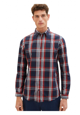 TOM TAILOR 7436, Kék Hosszú Ujjú Ing