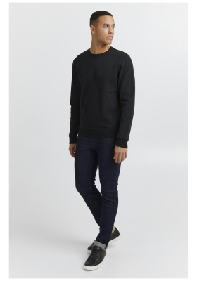 CASUAL FRIDAY Severin 4054, Fekete Környakú Pulóver, NOOS