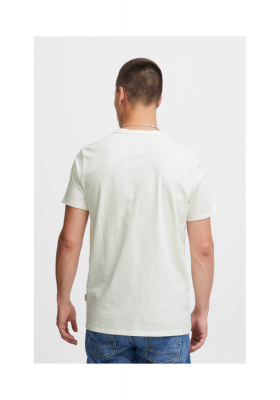 BLEND 6805, Fehér, Nyomtatott Rozmáros Rövid Ujjú Póló