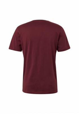 TOM TAILOR Basic 8637, Bordó Rövid Ujjú Póló