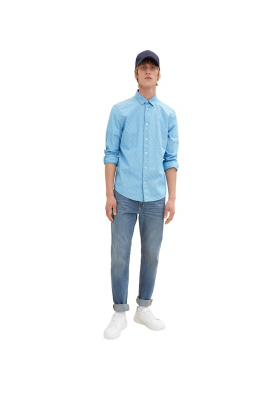 TOM TAILOR 4883, Kék Hosszú Ujjú Ing 