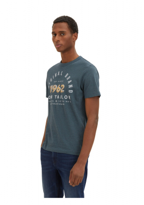 TOM TAILOR 5549, Zöld Rövid Ujjú Póló