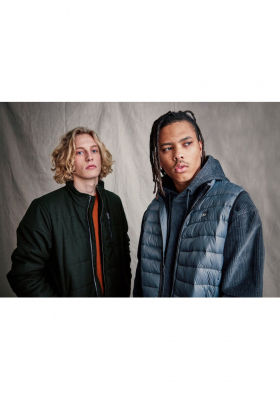 BLEND Corduroy Sweat 2538, Szürke Kapucnis Pulóver